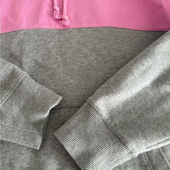 Pink Colour Block Roots Hoodie - Picture 4 of 4